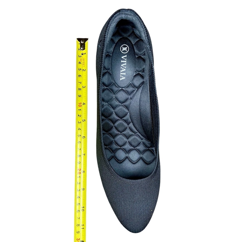 Vivaia Pointed-Toe Stress FREE Chunky Heels (Georgia) Black Size 10.5 - Picture 12 of 14